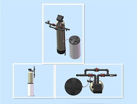 全自动软化水装置1T-80T)每小时，广西软化水设备生产厂家