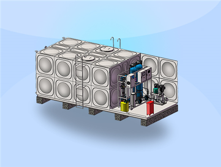 3T/H(每小时出水3吨)移动式一体化超滤