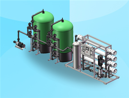 8吨/时 反渗透设备，广西水处理生产厂家长期提供纯水设备