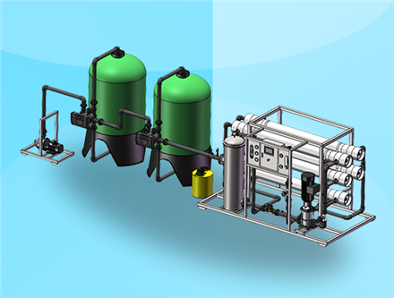 10吨每小时反渗透设备，纯水设备生产厂家 反渗透设备制造商