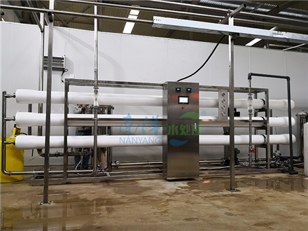 纯净水工程案例：广西柳州食品厂15吨双级反渗透设备